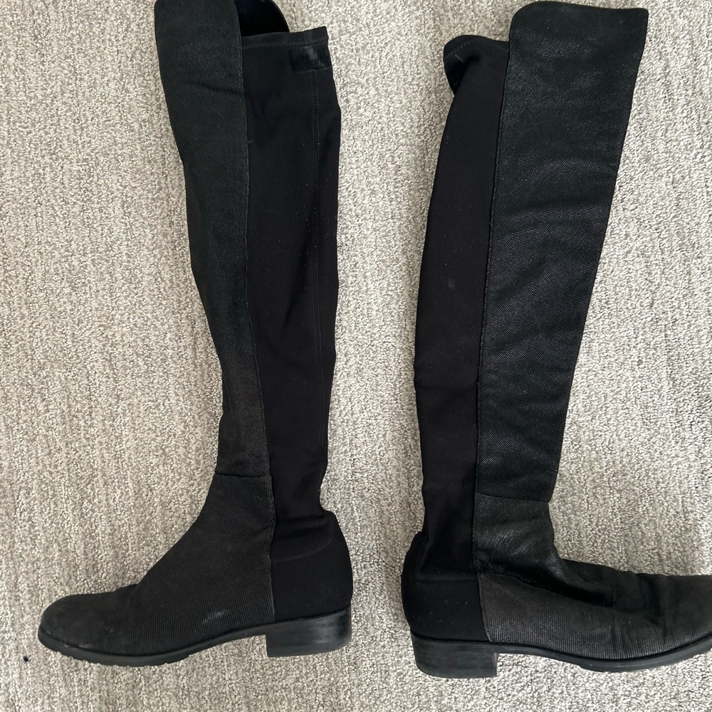 Black Over-the-Knee Women's Boots